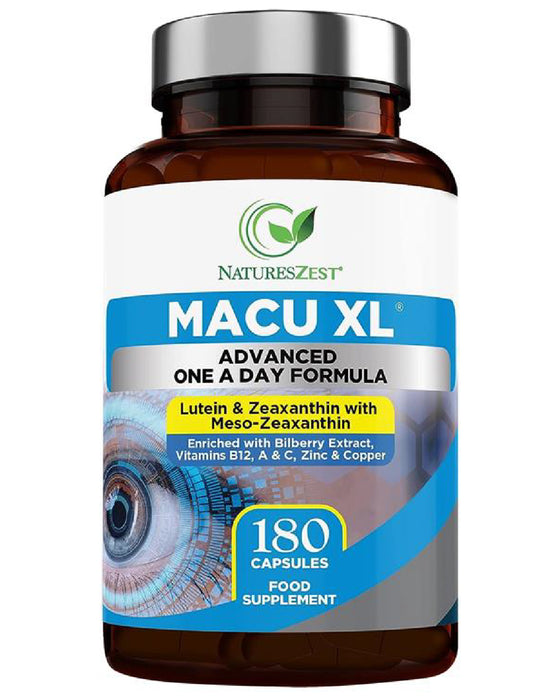 Eye Supplement for Vision & Macular Health – Macu XL with Lutein & Zeaxanthin for Eye Support