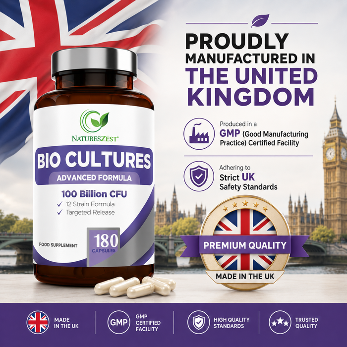Ultra Strength Daily Probiotic 100 Billion CFU with 12 Strains – Intensive Gut & Digestive Support, 180 Capsules