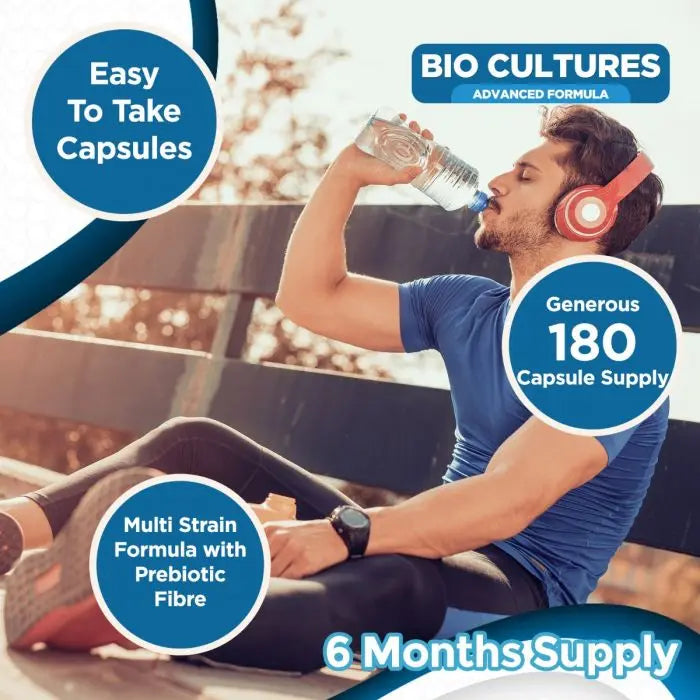 Probiotics Supplement 60 Billion CFU with Prebiotics – Bio Cultures Complex Natures Zest