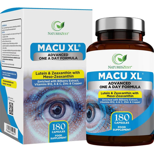 DRAFT Macu XL Lutein & Zeaxanthin Eye Supplement for Vision Health Natures Zest