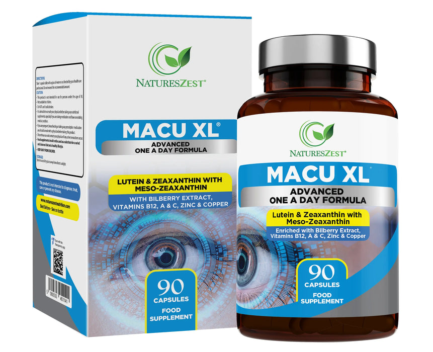 DRAFT Macu XL Lutein & Zeaxanthin Eye Supplement for Vision Health Natures Zest