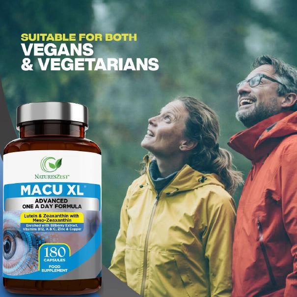 Eye Supplement for Vision & Macular Health – Macu XL with Lutein & Zeaxanthin for Eye Support
