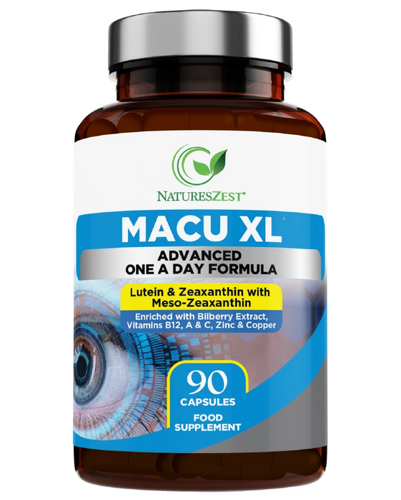 Eye Supplement for Vision & Macular Health – Macu XL with Lutein & Zeaxanthin for Eye Support