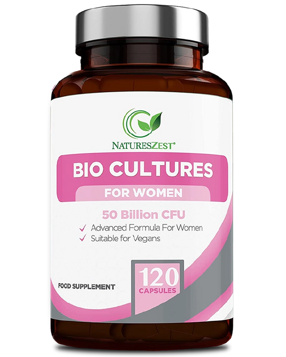 Women's Probiotics 50 Billion CFU With Prebiotics, 4 Months Supply-120 Capsules