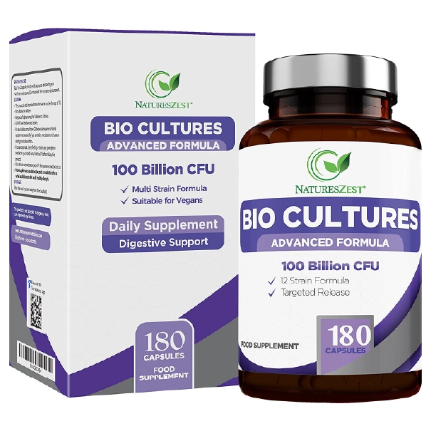 Ultra Strength Daily Probiotic 100 Billion CFU with 12 Strains – Intensive Gut & Digestive Support, 180 Capsules