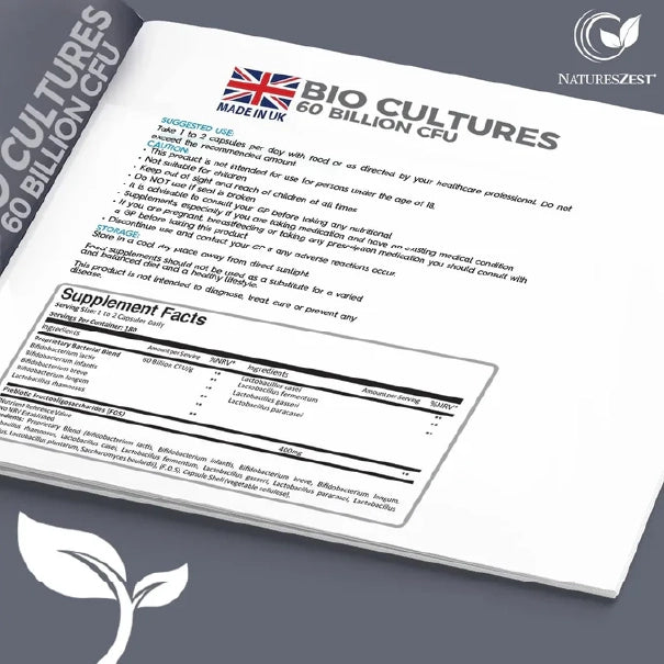 Advanced Daily Probiotic 60 Billion CFU for Digestive Balance Support – Multi-Strain Formula with Prebiotics, 180 Capsules