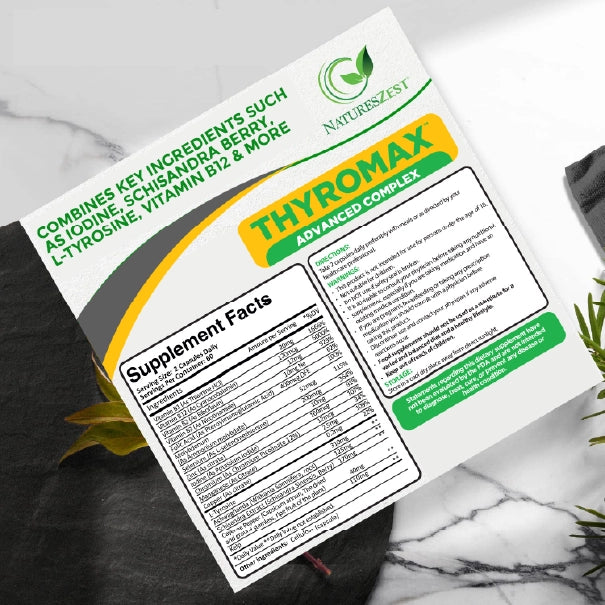 Thyroid Support Supplement for Energy, Metabolism & Hormone Balance Support – 120 Vegan Capsules for Women & Men