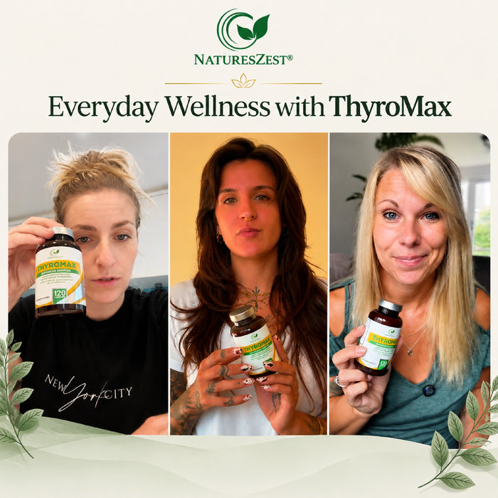 Thyroid Support Supplement for Energy, Metabolism & Normal Hormone Production – 120 Vegan Capsules for Women & Men