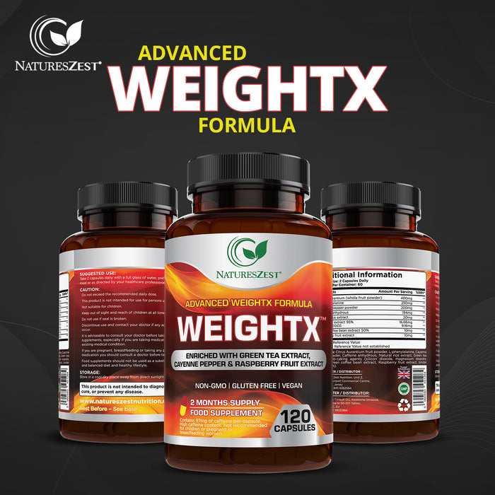 WeightX – Weight Management Supplement for Women & Men 120 Capsules